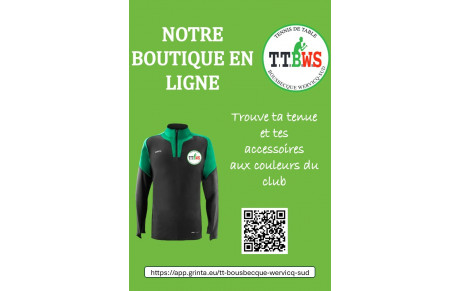 la boutique du TTBWS
